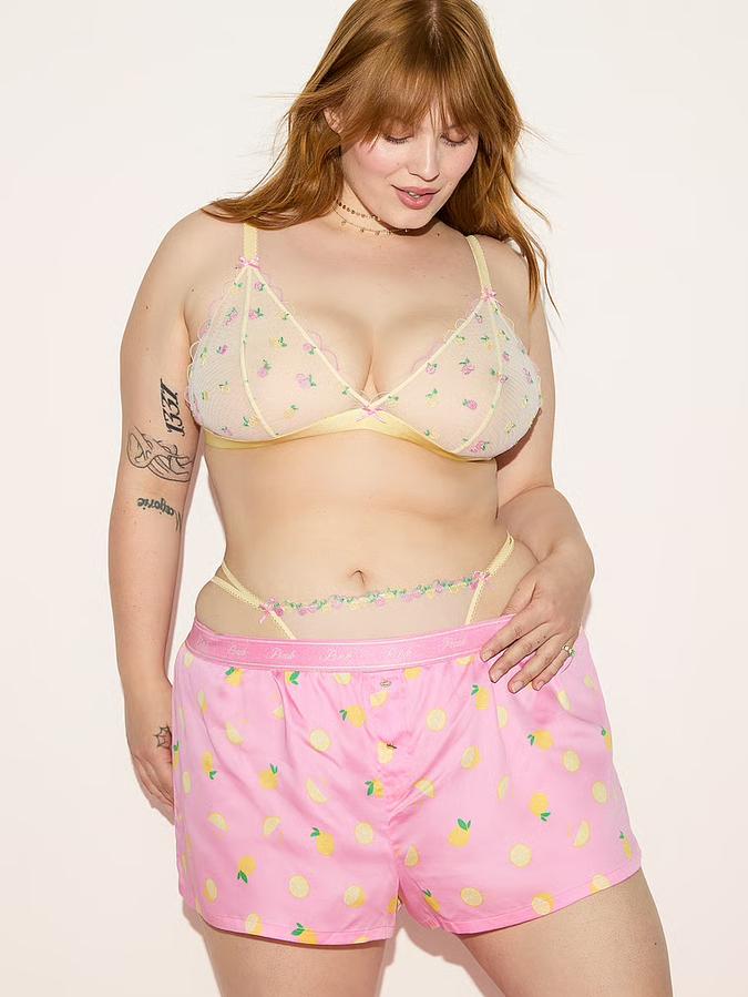 Silky Boxy Pajama Shorts image number 2