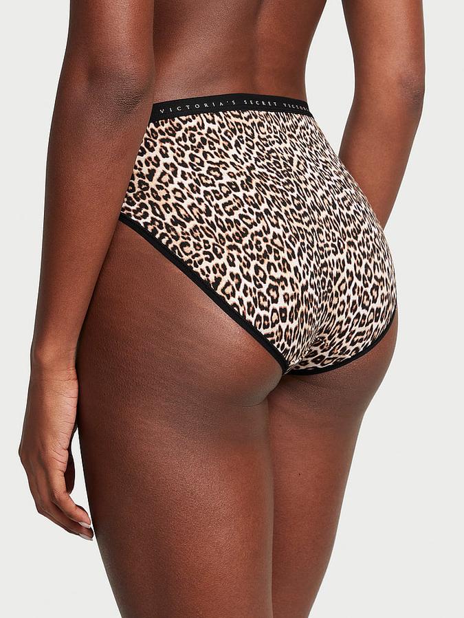 Stretch Cotton High-Leg Brief Panty image number 1