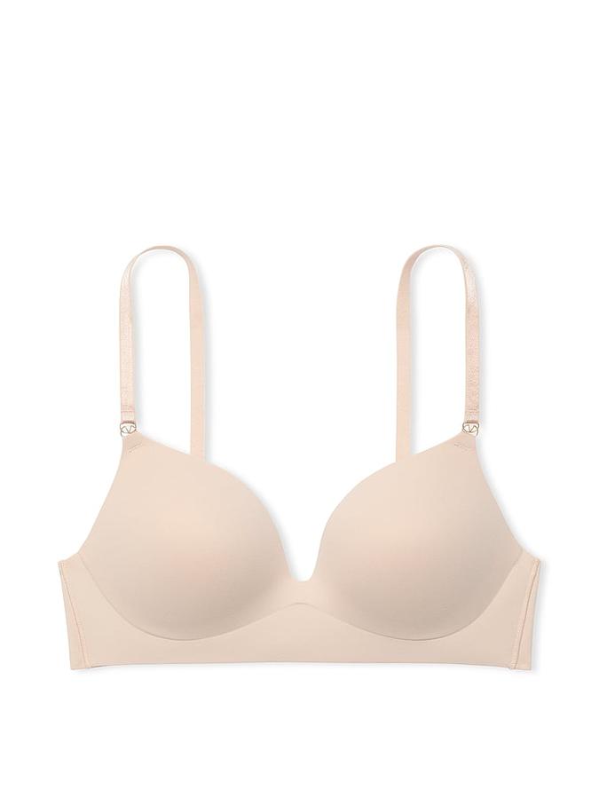 Smooth Wireless Push-Up Plunge Bra image number 2