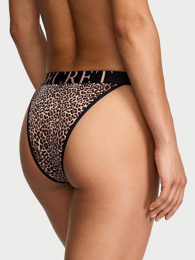 Exploded Logo Cotton 90s Brief Panty
