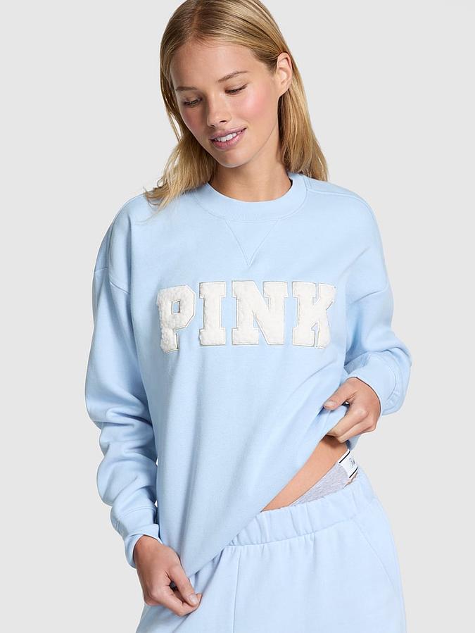 Ivy Fleece Oversized Crew Sweatshirt