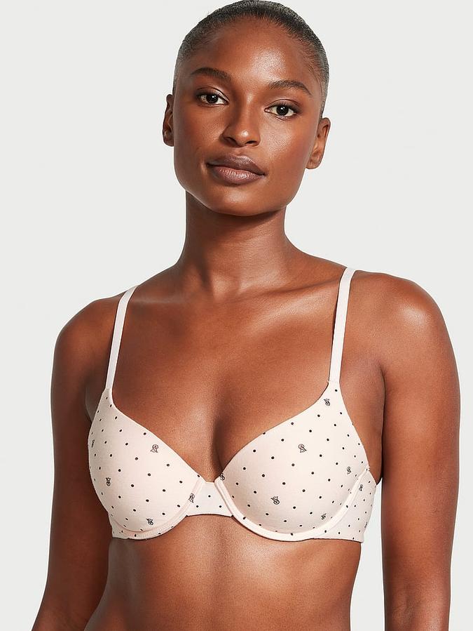 Cotton Lightly Lined Demi Bra image number 0