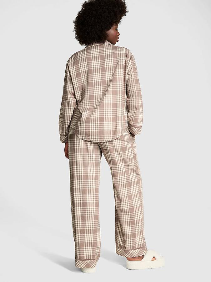 Flannel Long Pajama Set image number 1
