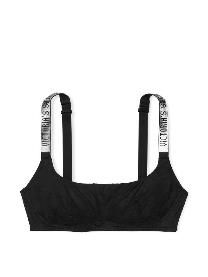 Shine Strap Lace Scoop Bralette image number 2