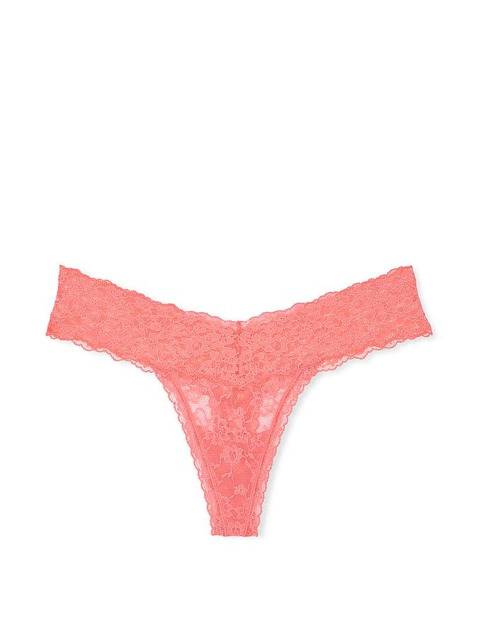 Lace Thong Panty image number 1