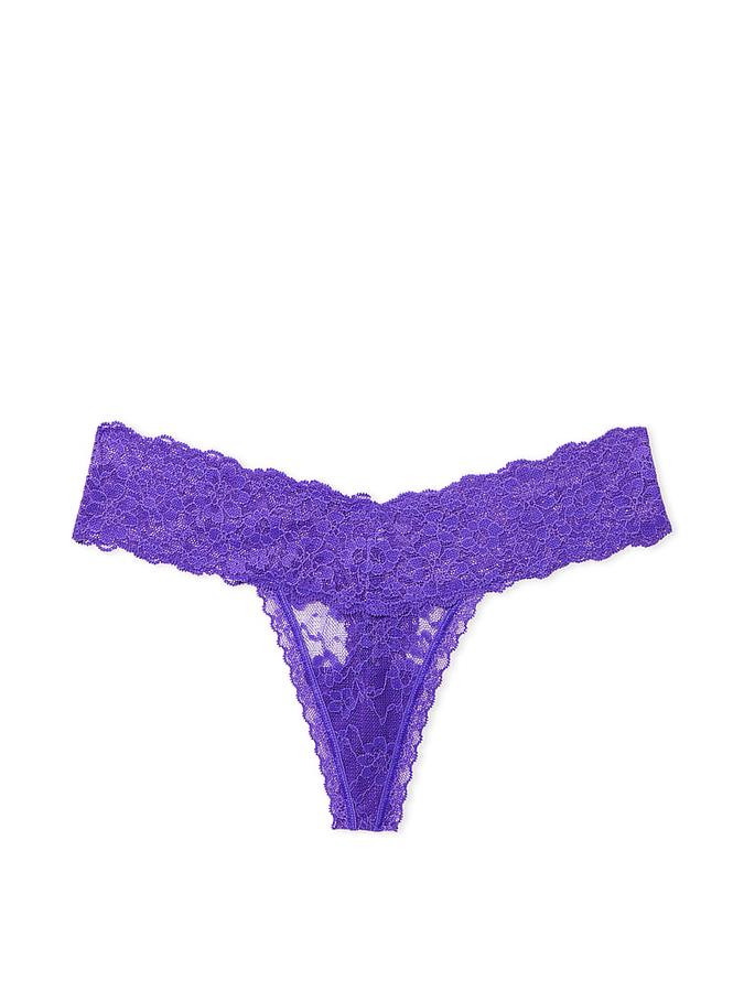 Posey Lace Thong Panty image number 1