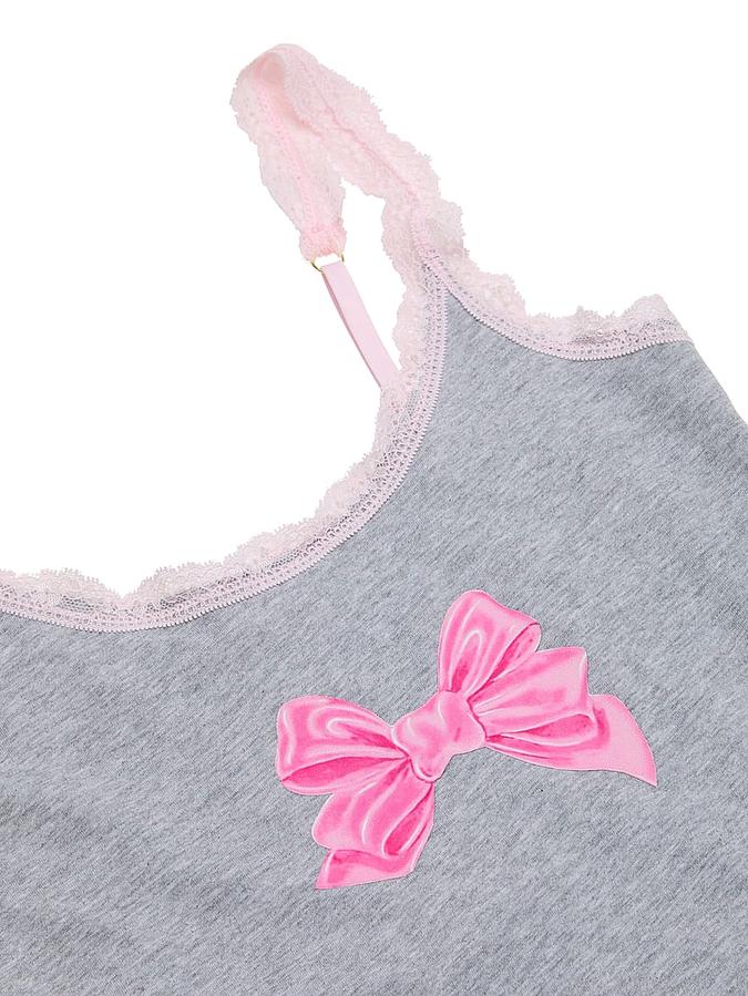PINK x LoveShackFancy Cotton Cami image number 3