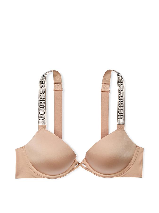 Shine Strap Push-Up Bra image number 2