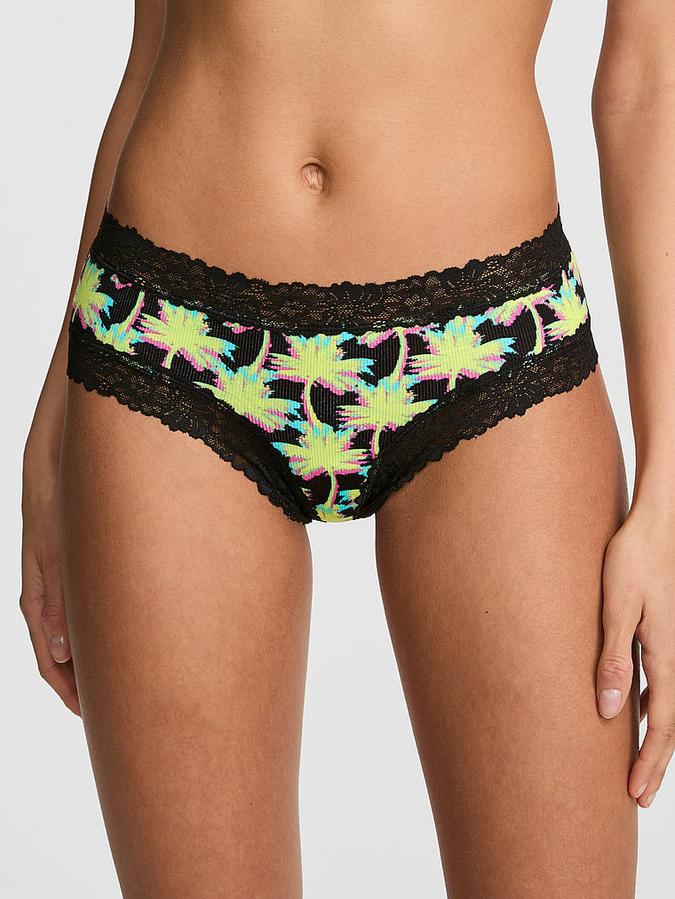 PINK Wink&trade; Lace-Trim Cheeky Panty