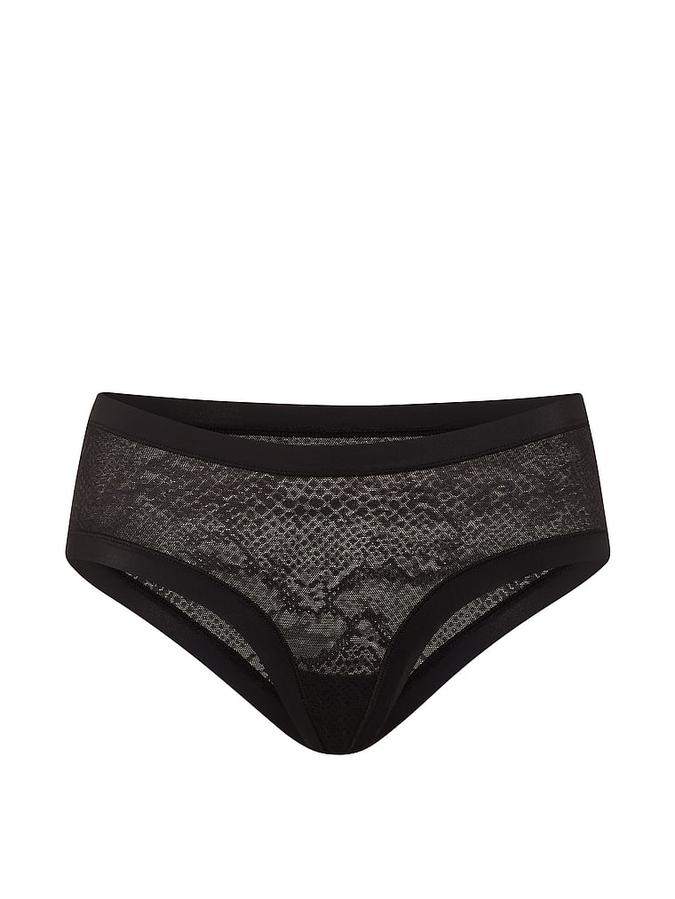 No-Show Snake Mesh Cheeky Panty image number 2