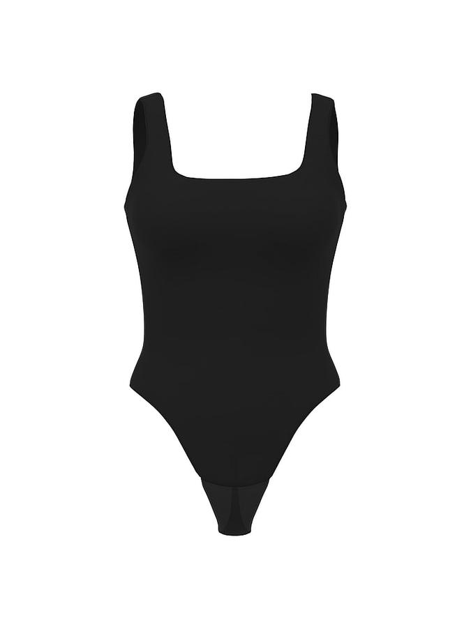 Bodywear by Victoria's Secret with FeatherSoft™ Innovation Square-Neck Tank Bodysuit image number 2