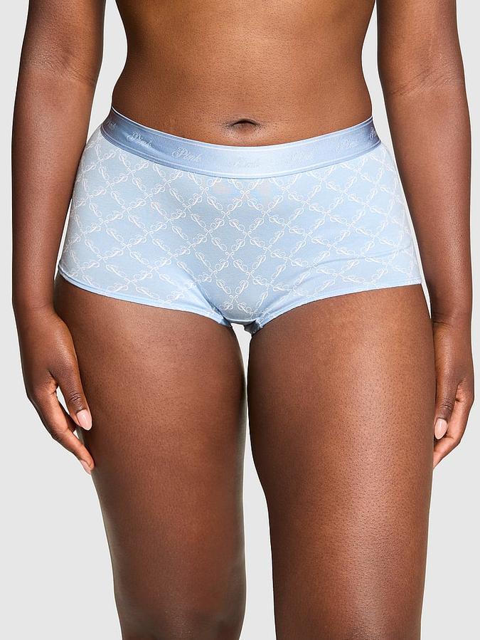 Logo Cotton Boyshort Panty image number 0