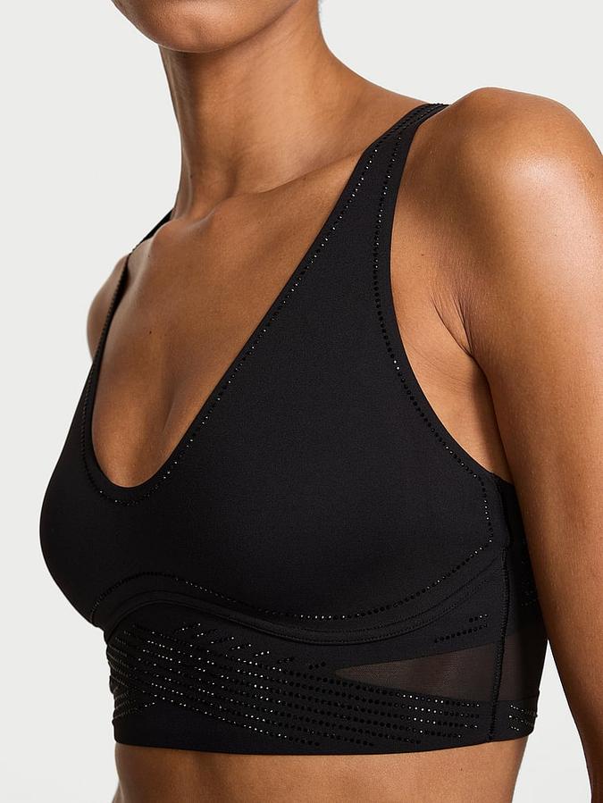 VSX Elevate™ Diamanté Flex Contours Plunge Sports Bra image number 3