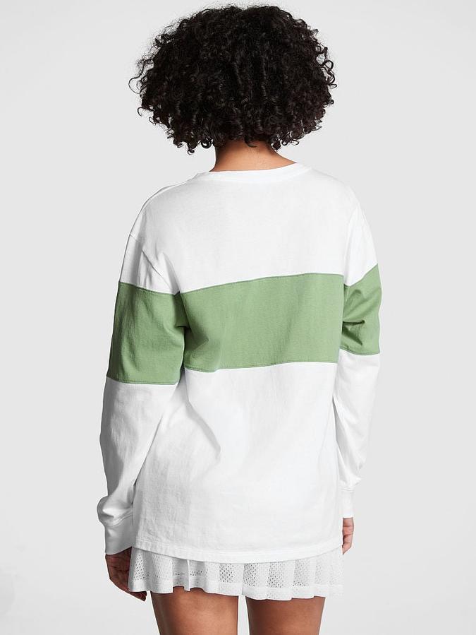 Oversized Cotton Long-Sleeve T-Shirt image number 1