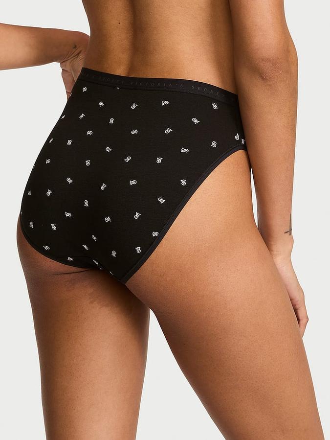 Stretch Cotton High-Leg Brief Panty