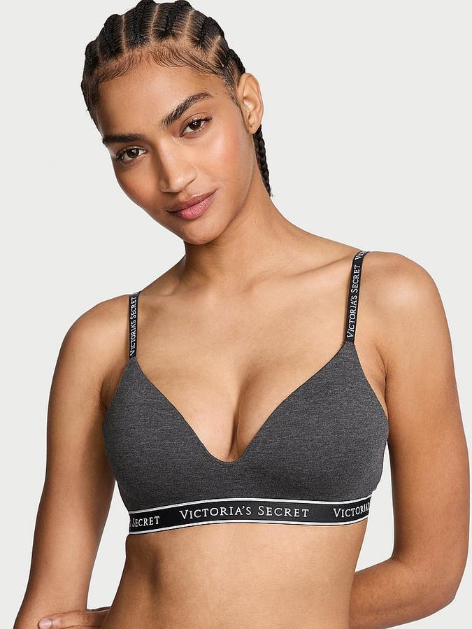 Lightly Lined Wireless Cotton Bra image number 0