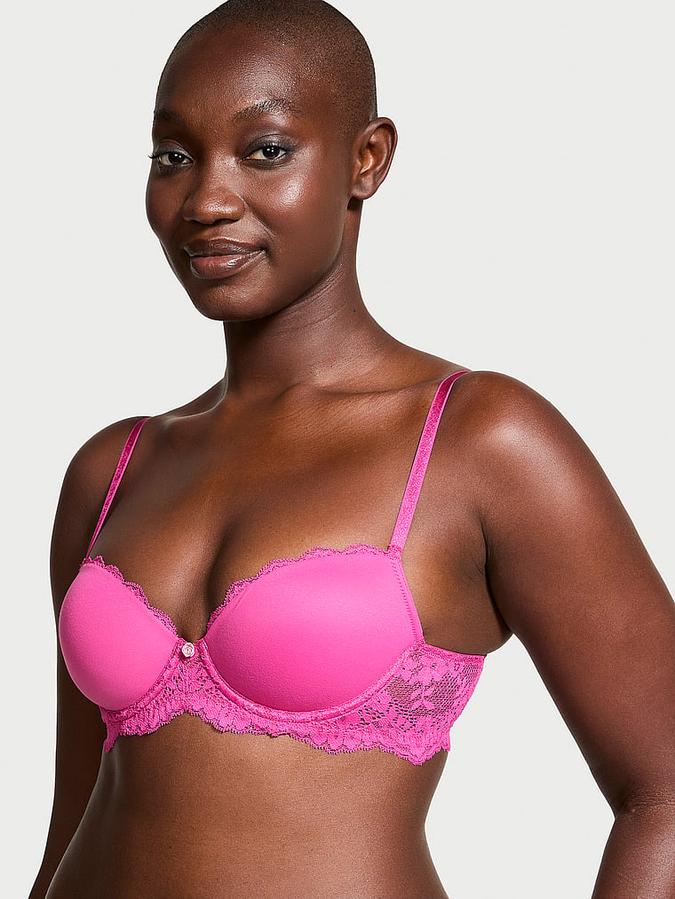 Smooth & Lace Lightly Lined Classic Coverage Demi Bra image number 0