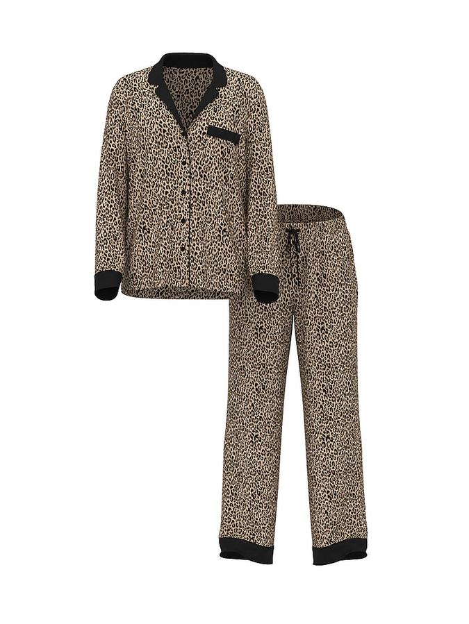 Modal Soft Long Pajama Set image number 2