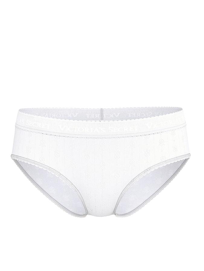 Logo Pointelle Hiphugger Panty image number 2