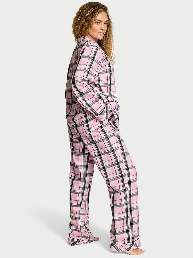 Flannel Long Pajama Set