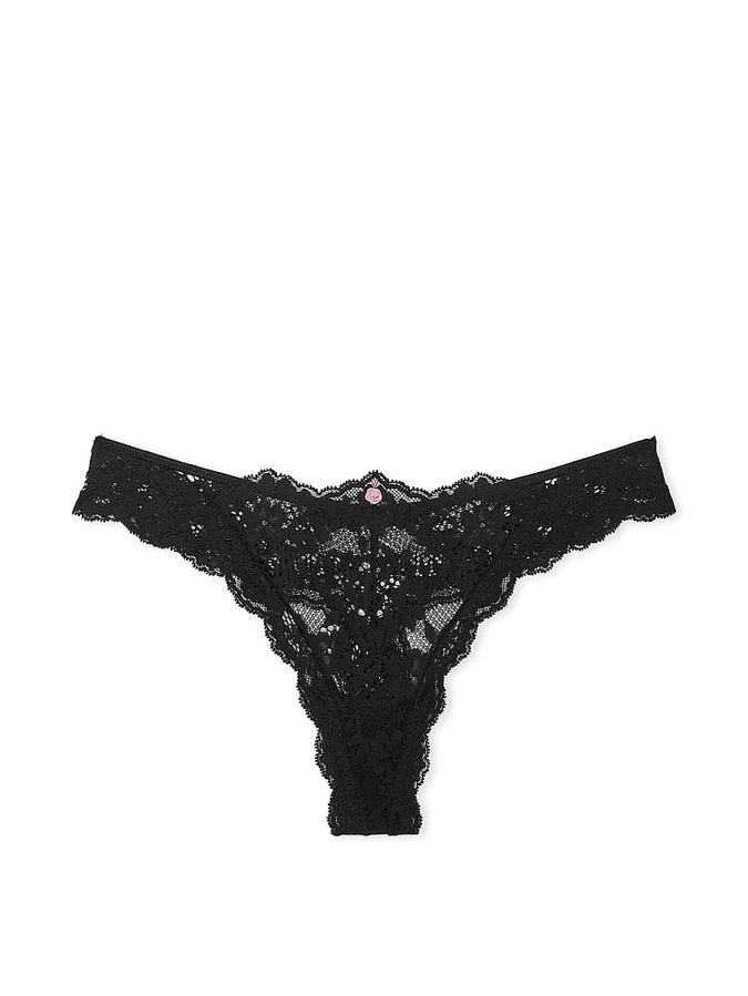 Black Lace Thong Panty Lace Thong Panty