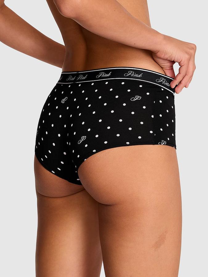 Logo Cotton Boyshort Panty