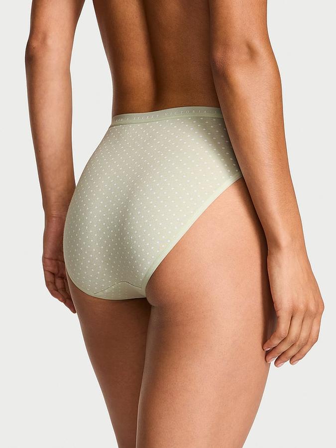 Stretch Cotton High-Leg Brief Panty image number 1