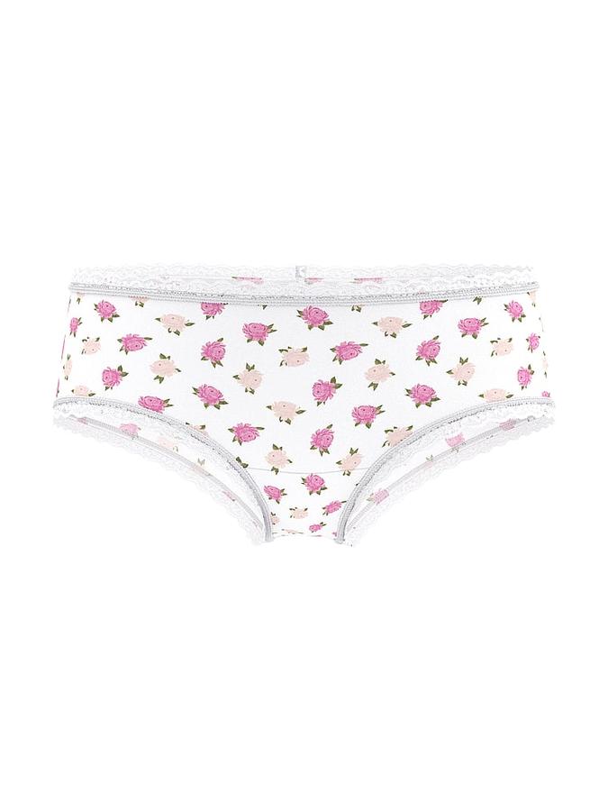 Cotton Lace-Waist Cheeky Panty image number 2