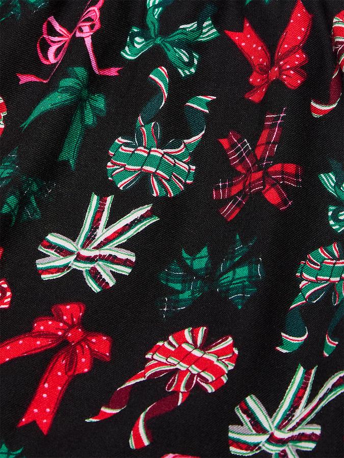 Flannel Boxy Pajama Shorts image number 3