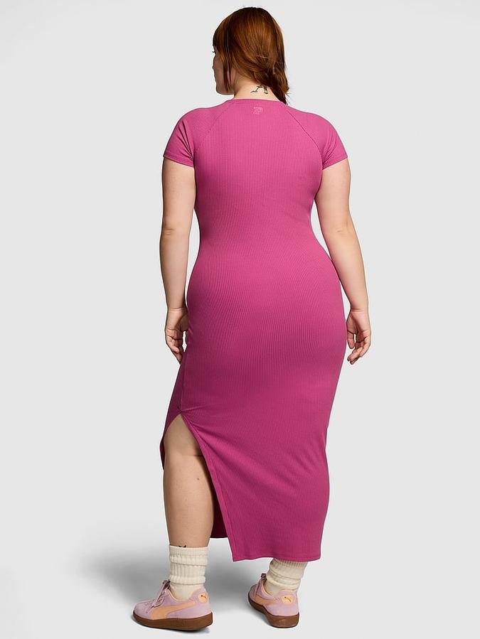 Contour Ribbed Midi Dress image number 1