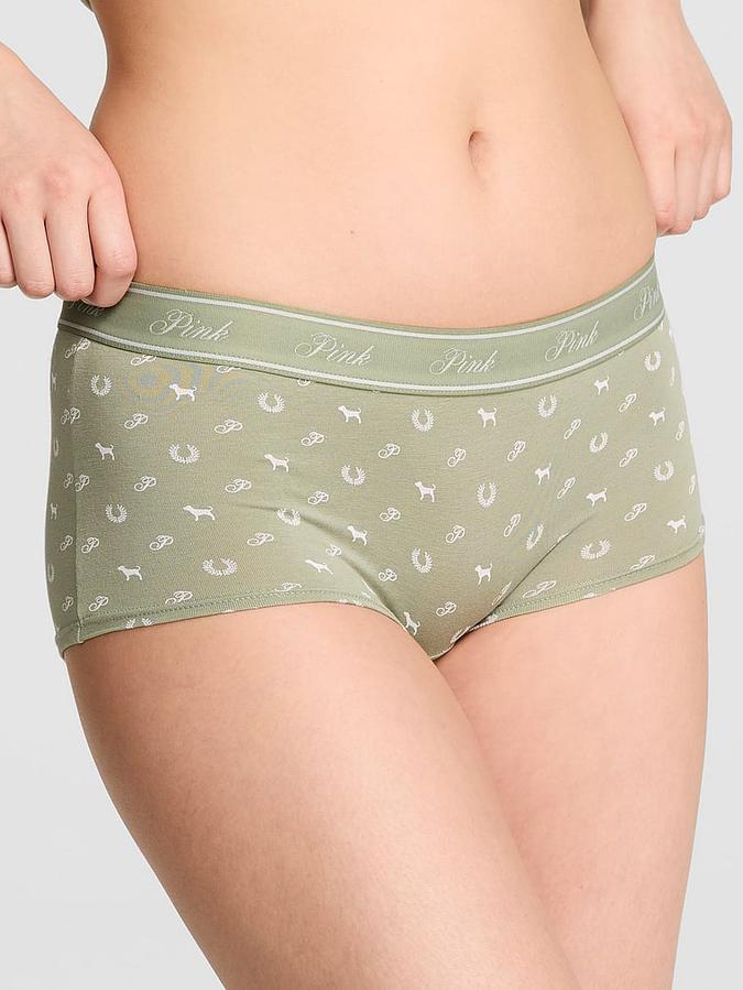 Logo Cotton Boyshort Panty