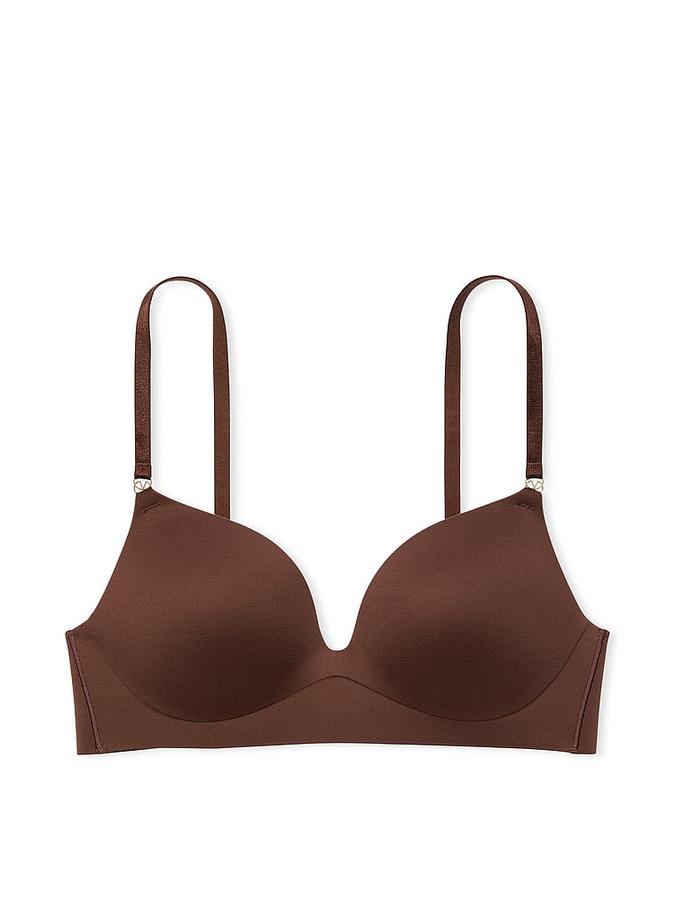 Smooth Wireless Push-Up Plunge Bra image number 2