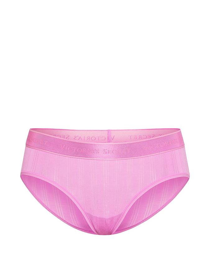 SoSoft&trade; Modal Ultra-Fine Logo Hiphugger Panty image number 2