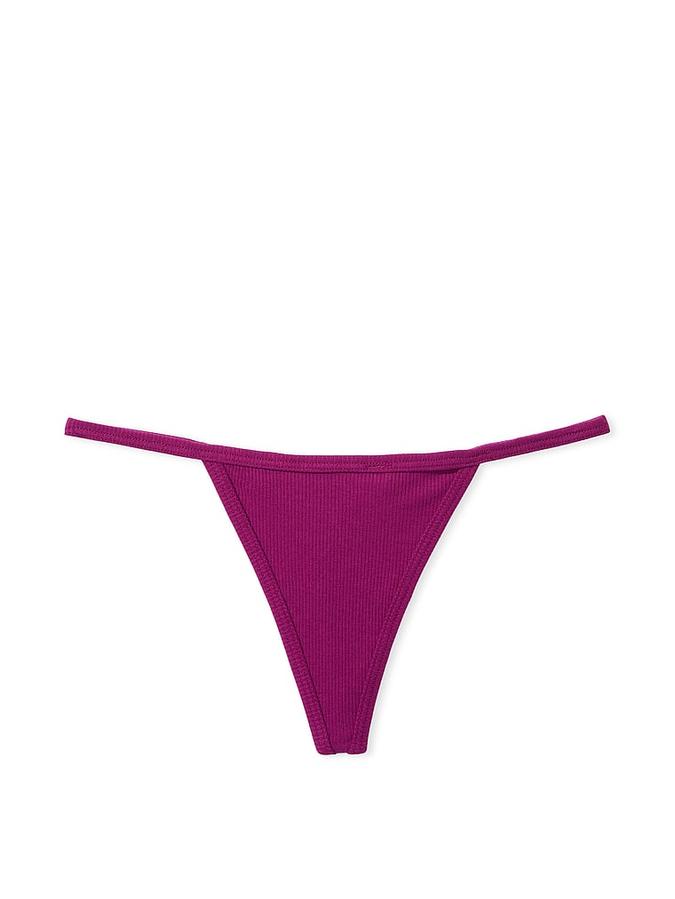 Cotton V-String Panty image number 2