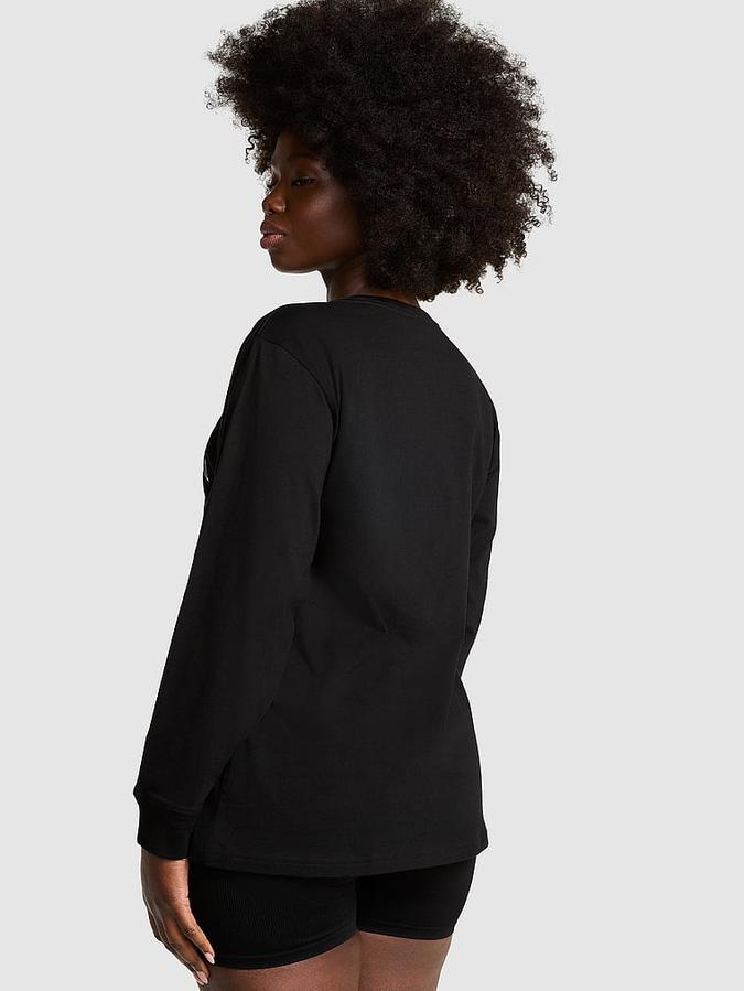 Campus Cotton Long-Sleeve Tee image number 1