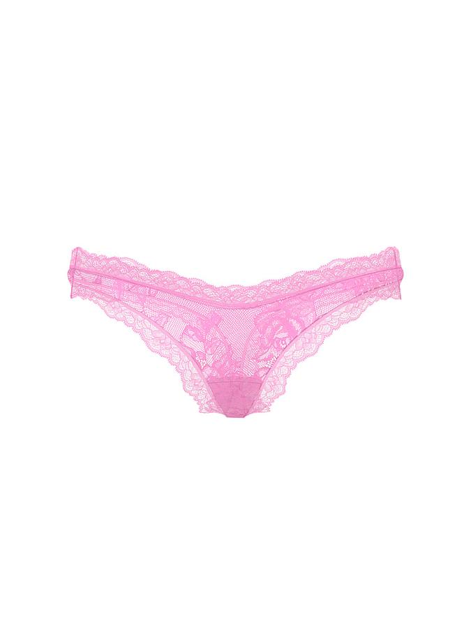 Rose Lace High-Leg Thong Panty image number 2