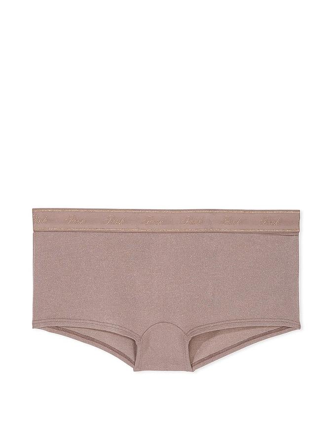 

Logo Cotton Shimmer Boyshort Panty image number 0