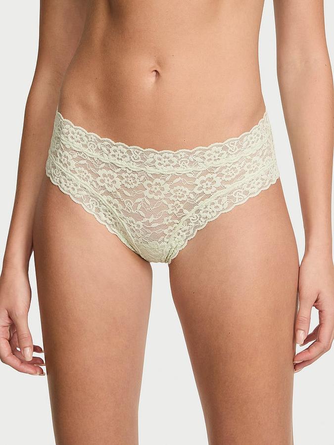 Lace Strappy-Back Cheeky Panty