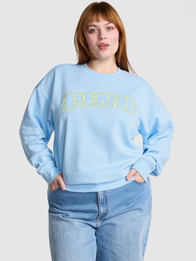 Ivy Fleece Oversized Crew Sweatshirt