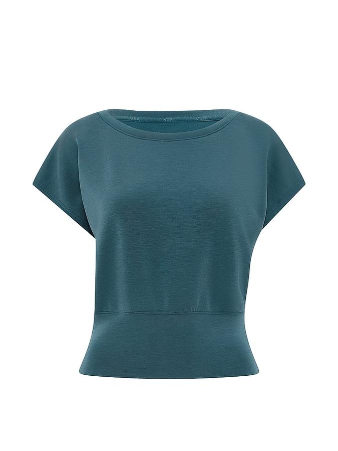 Featherweight Knit Short-Sleeve Top image number 2