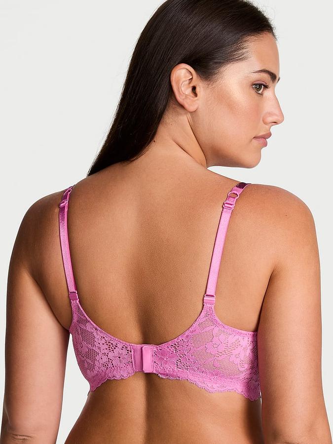 Twinkle Strap Lace Push-Up Bra image number 1