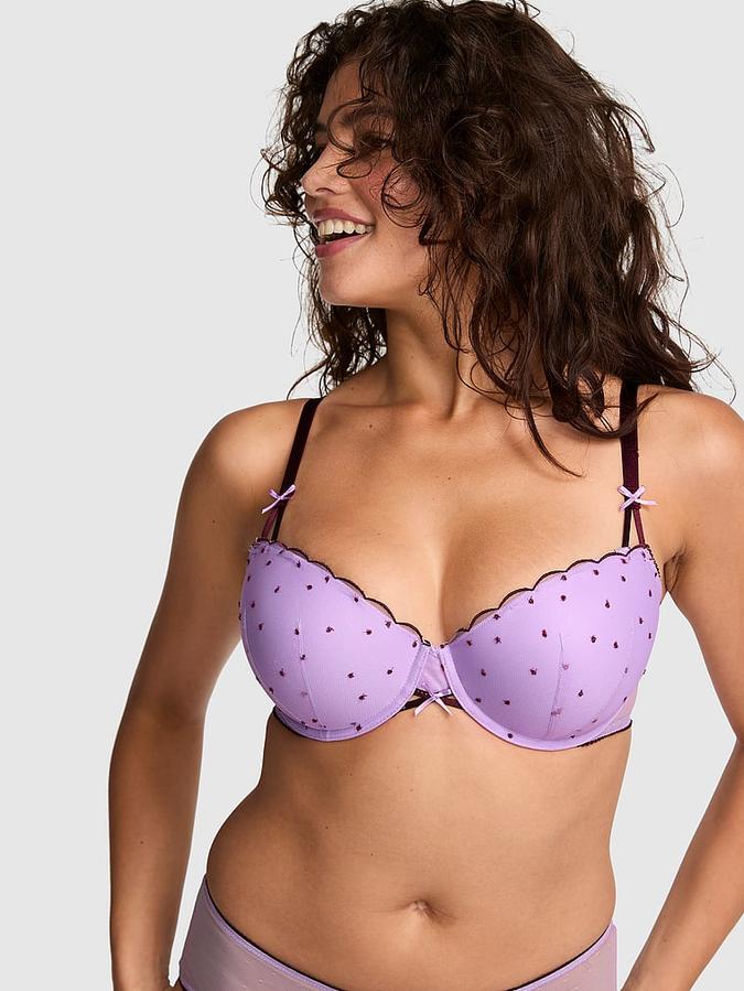 PINK Wink&trade; Push-Up Balconette Bra
