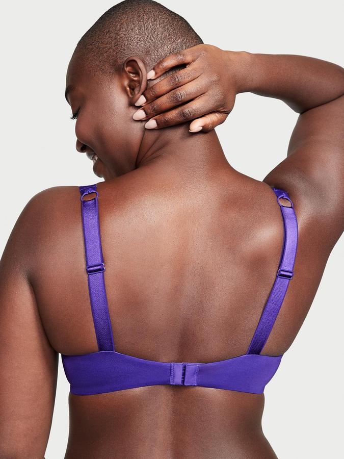 Shine Strap Push-Up Bra image number 1