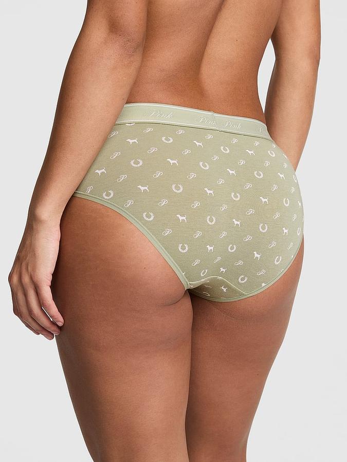 Logo Cotton Hiphugger Panty