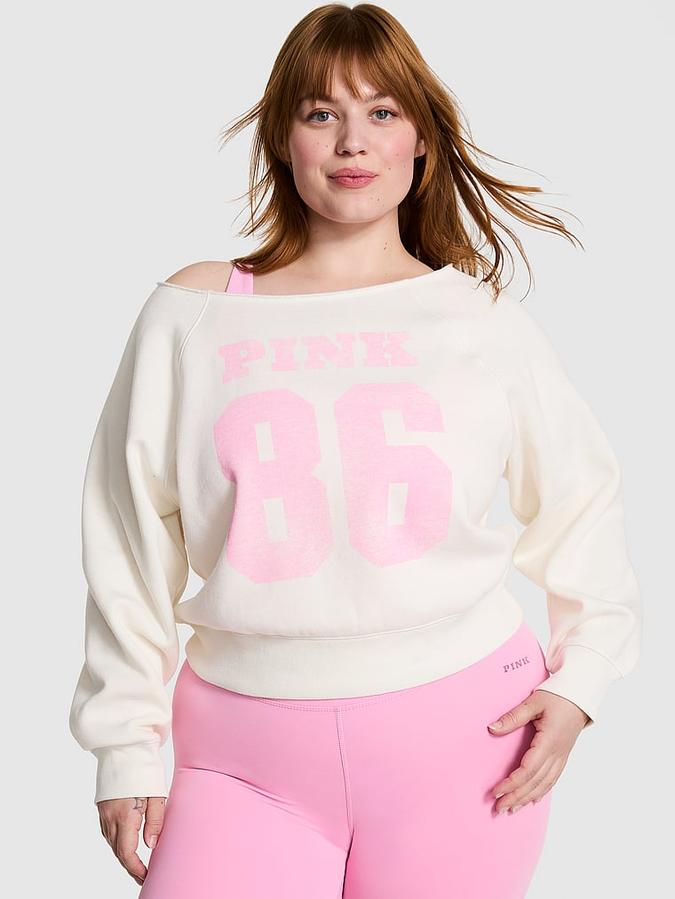 Ivy Fleece Off-The-Shoulder Sweatshirt image number 0