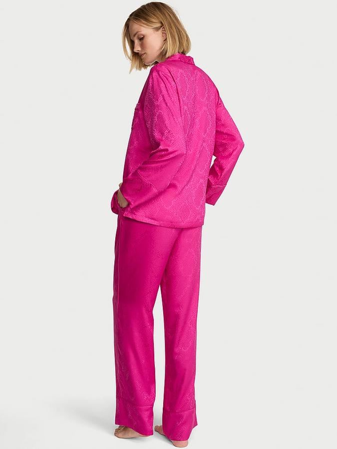 Signature Satin Long Pajama Set image number 1