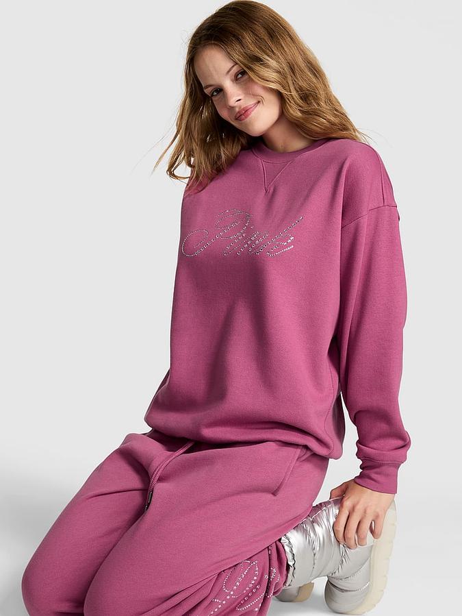Ivy Fleece Oversized Crew Sweatshirt
