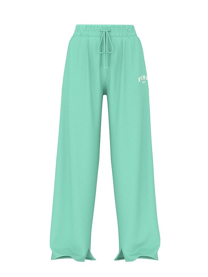 Ivy Fleece Wide-Leg Split-Hem Sweatpants image number 2