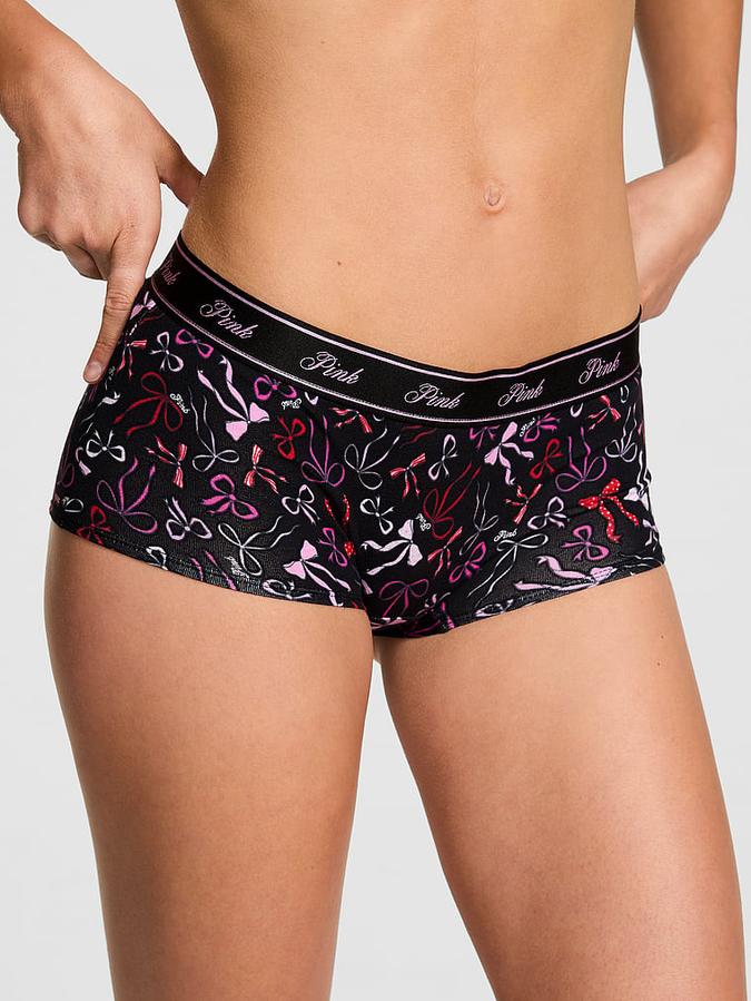 Logo Cotton Boyshort Panty