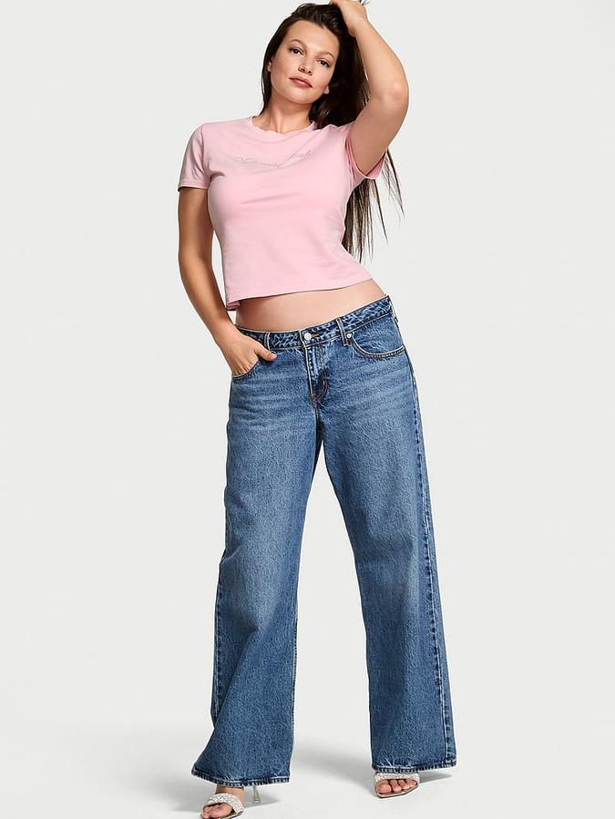 Stretch Cotton Fitted Tee